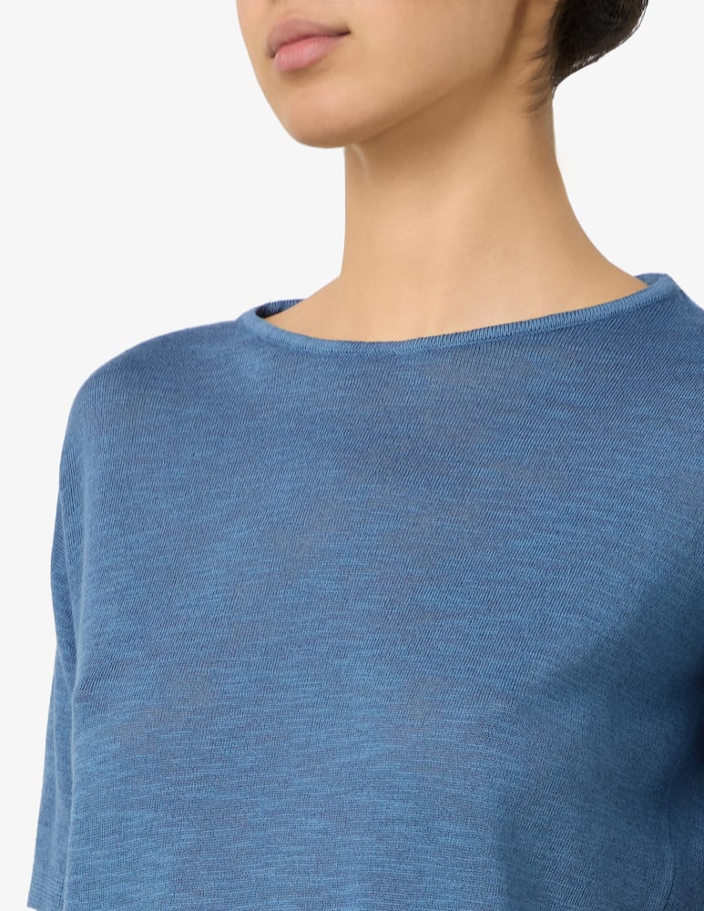 rinascente Rinascente Collection Boxy linen mix t-shirt