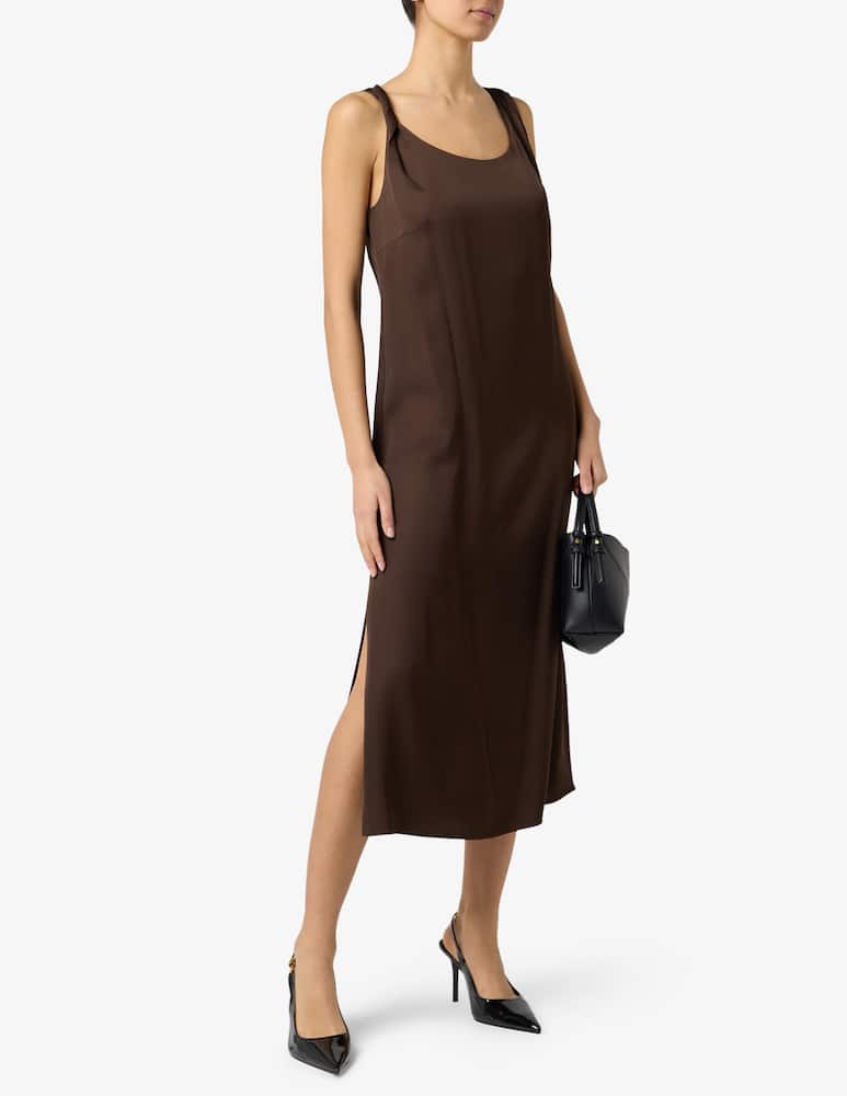 24.7 Studio Abito midi in satin - immagine 2 24.7 Studio Abito midi in satin - immagine 2