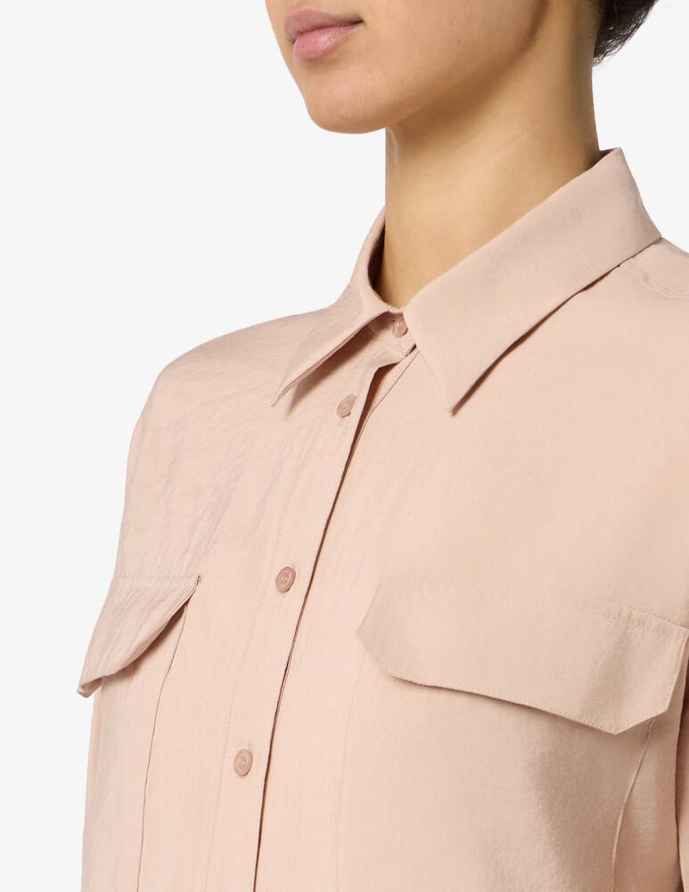 rinascente 24.7 Studio Crinkle pocket shirt