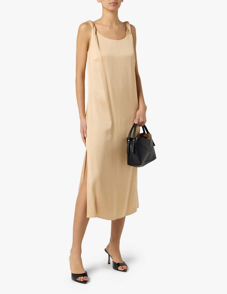 24.7 Studio Abito midi in satin - immagine 2