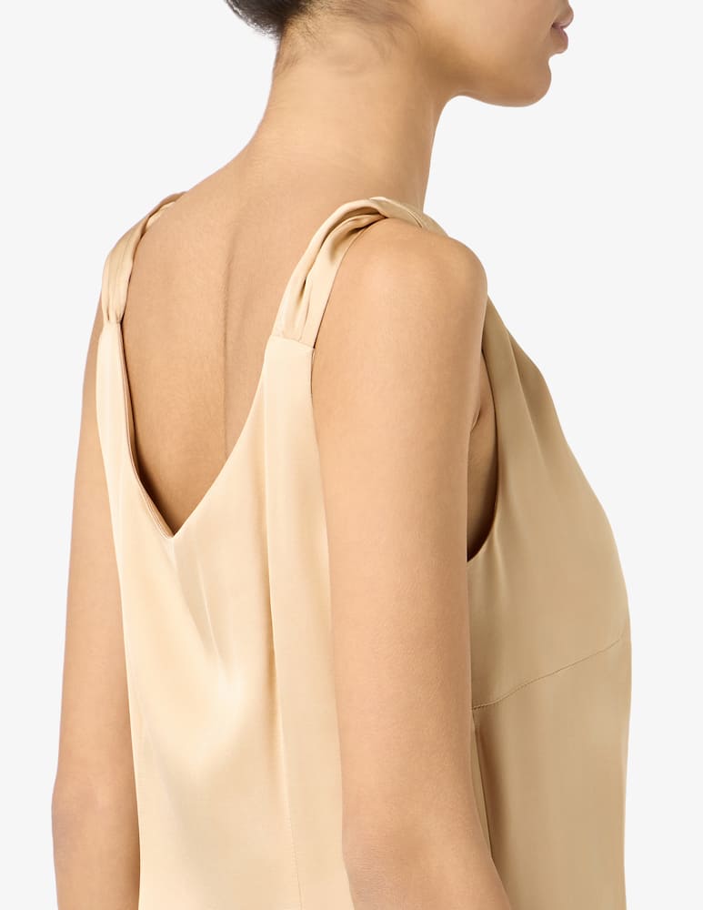 24.7 Studio Abito midi in satin - immagine 4