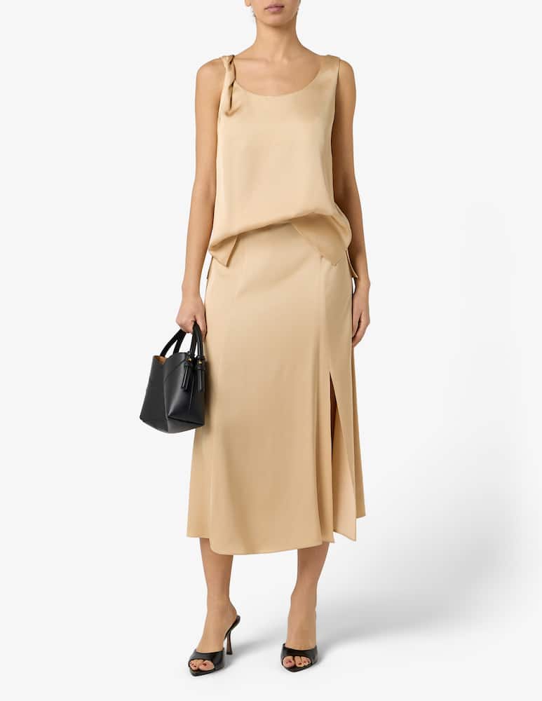 24.7 Studio Satin shoulder knot top - picture 2 24.7 Studio Satin shoulder knot top - picture 2