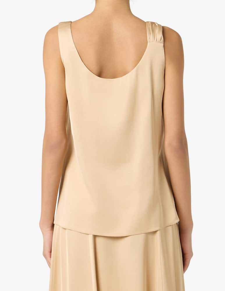 24.7 Studio Satin shoulder knot top - picture 3 24.7 Studio Satin shoulder knot top - picture 3