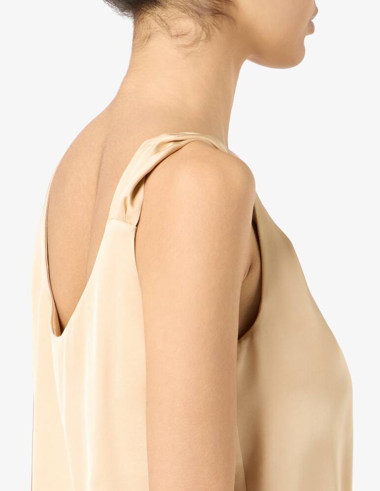 rinascente 24.7 Studio Satin shoulder knot top