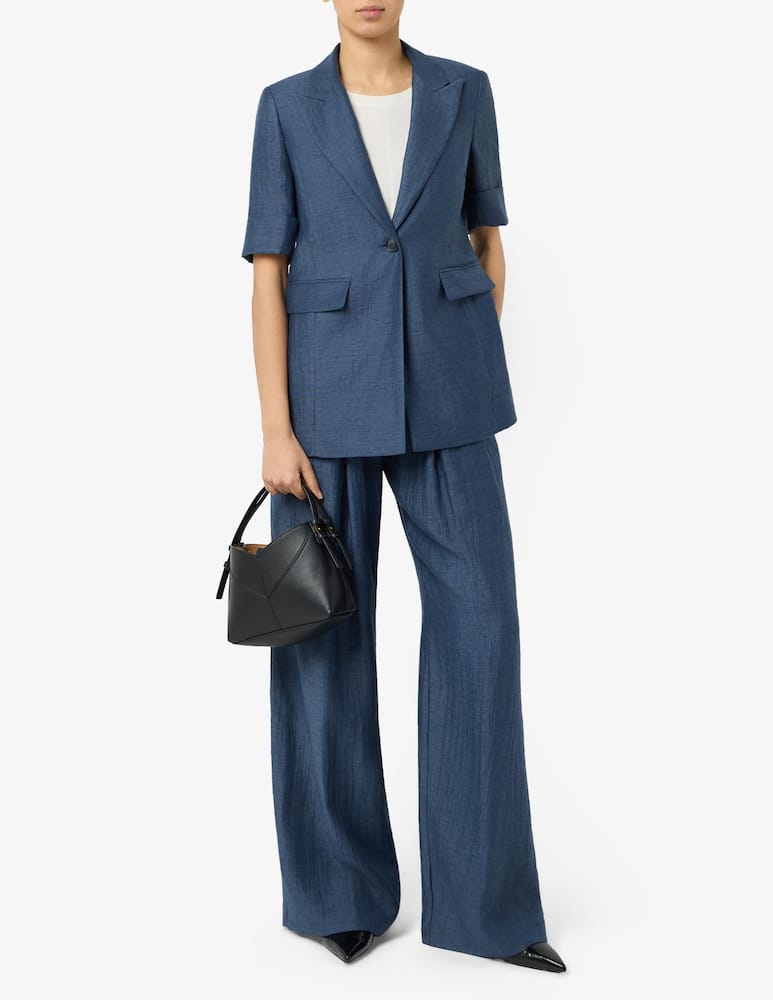 24.7 Studio Linen blend palazzo trousers - picture 2 24.7 Studio Linen blend palazzo trousers - picture 2