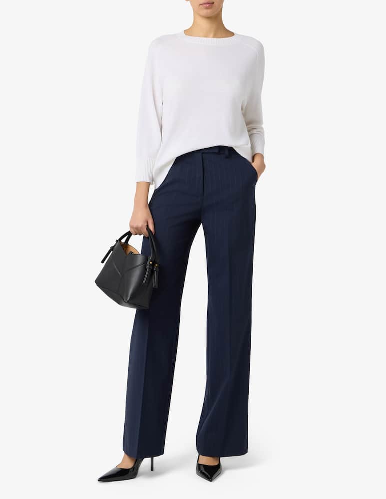 24.7 Studio Pinstripe palazzo trousers - picture 2