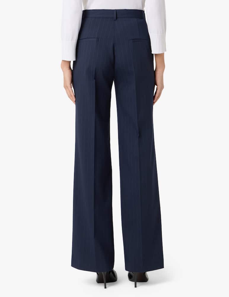 24.7 Studio Pinstripe palazzo trousers - picture 3