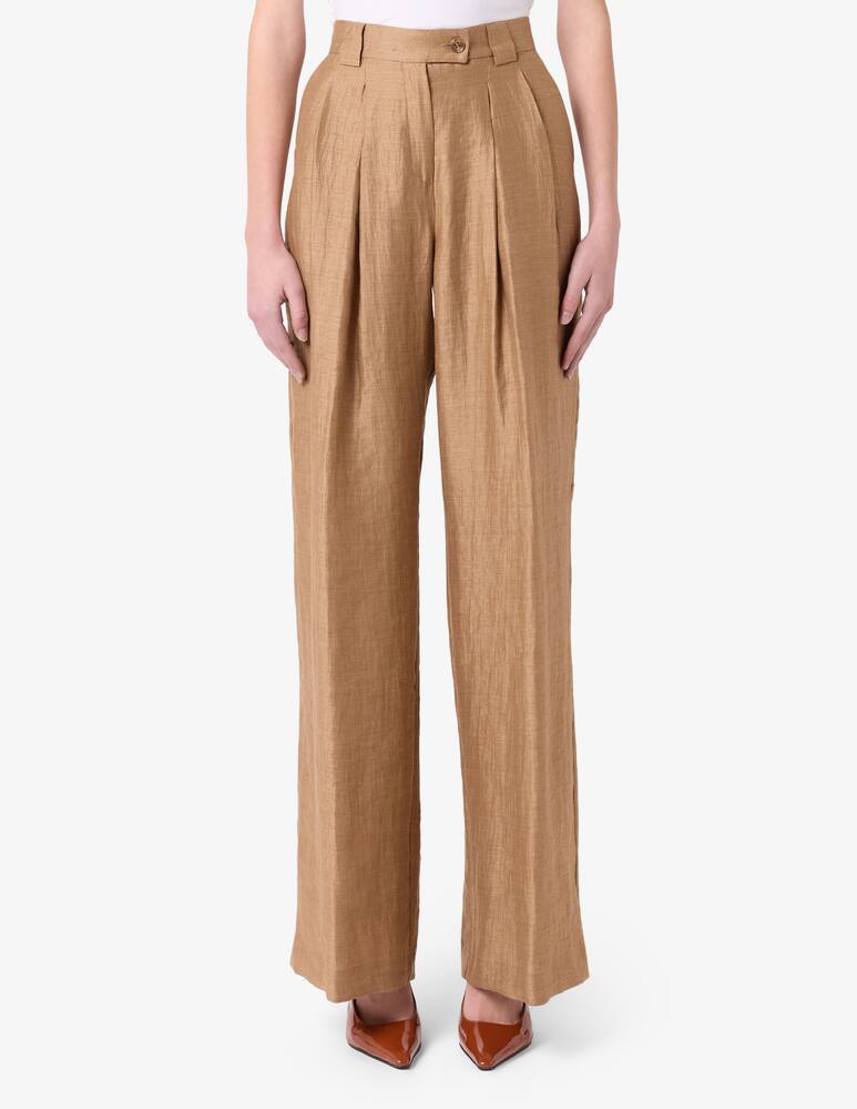 24.7 Studio Linen blend wide-leg trousers - picture 1