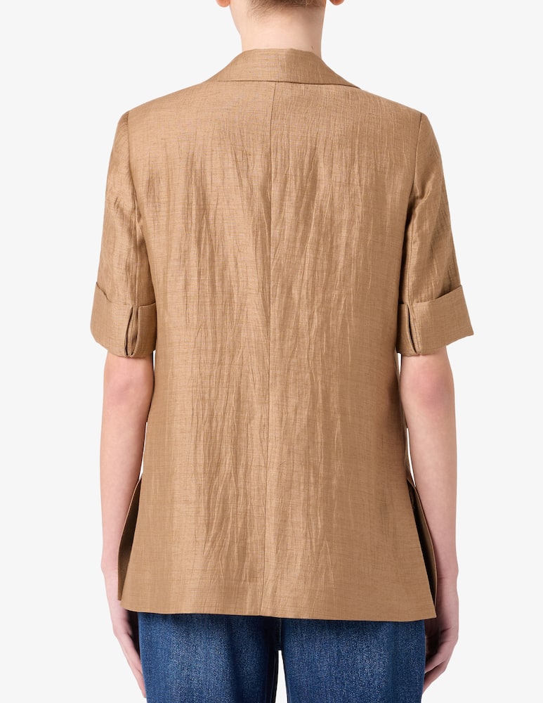 24.7 Studio Linen blend short-sleeve blazer - picture 3 24.7 Studio Linen blend short-sleeve blazer - picture 3