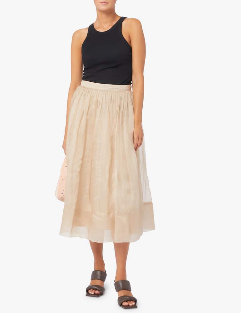 LAVI Couture Mare silk midi skirt - picture 2 LAVI Couture Mare silk midi skirt - picture 2