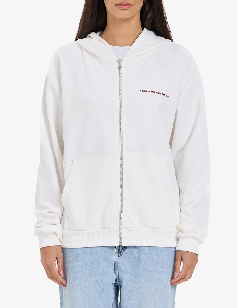 rinascente Pescheria Mon Amour Felpa con cappuccio Soltanto parole d'amore