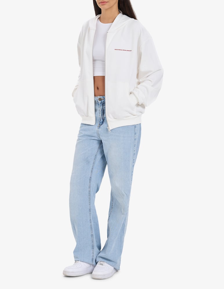 rinascente Pescheria Mon Amour Felpa con cappuccio Soltanto parole d'amore