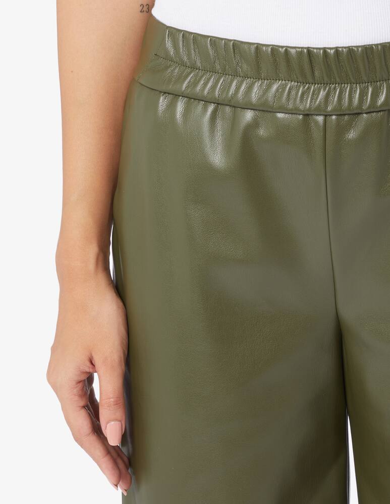 rinascente Elizabeth Ascot Pantaloni elastastico alla vita in similopelle