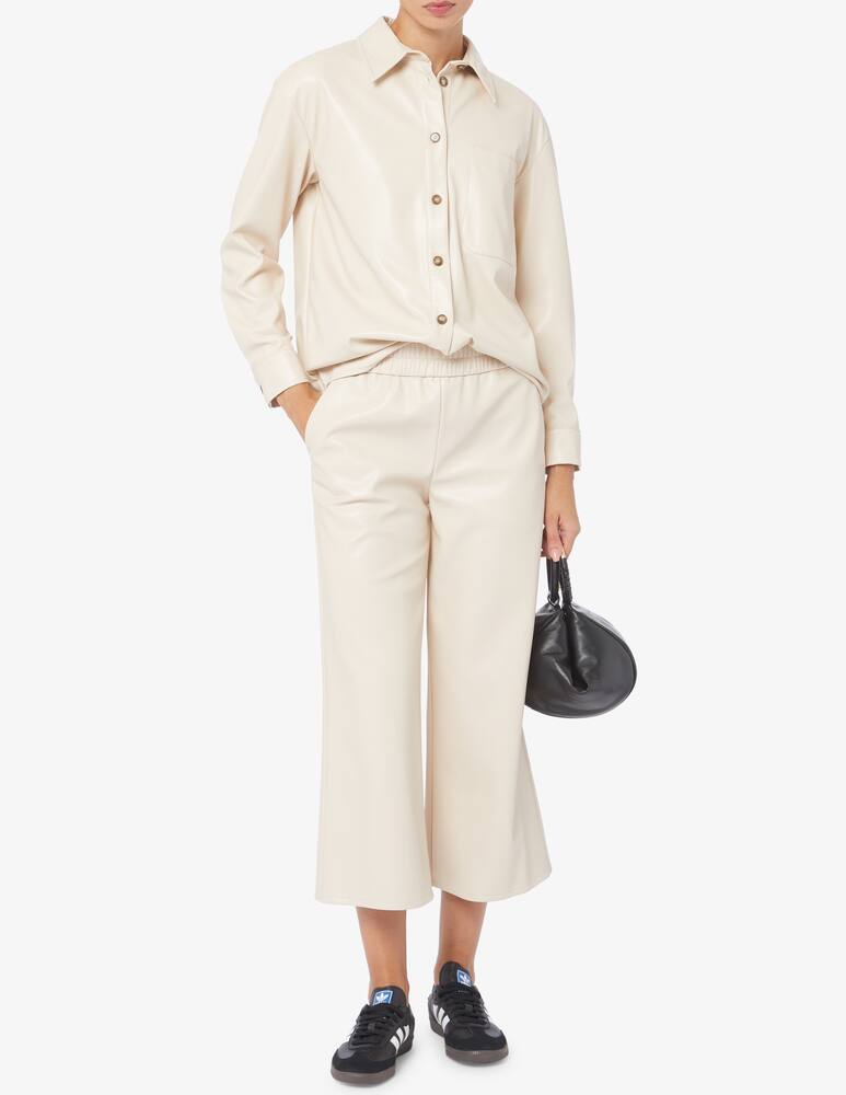 rinascente Elizabeth Ascot Pantaloni elastastico alla vita in similopelle