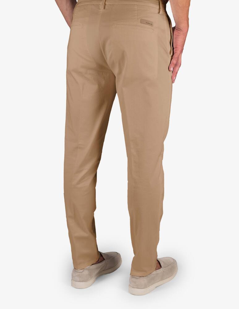 rinascente Teleria Zed Pantaloni chino slim fit una pince cavallery