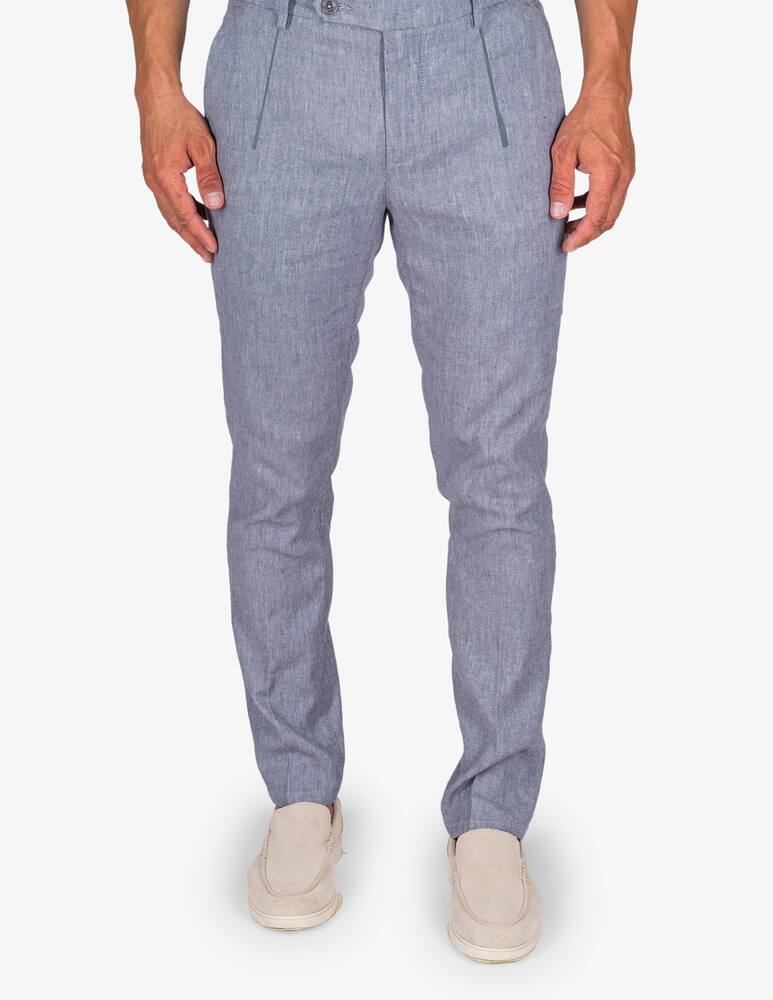 rinascente Teleria Zed Helmut linen blend chinos