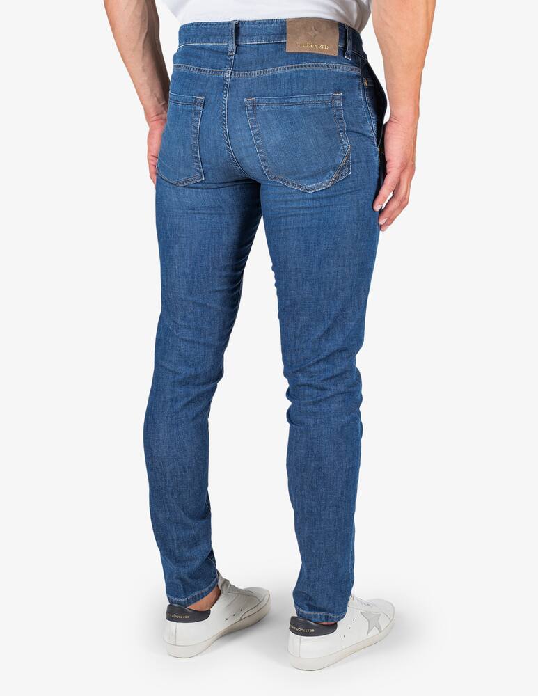 rinascente Teleria Zed Denim five pocket trousers