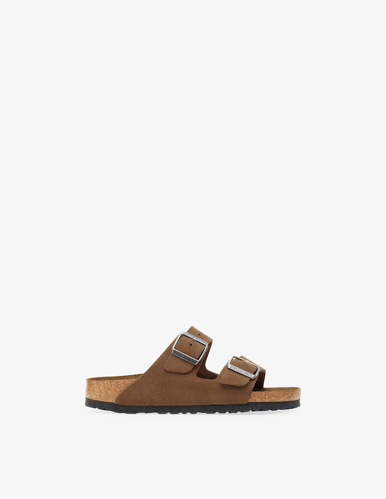 rinascente Birkenstock Arizona suede double strap sandals