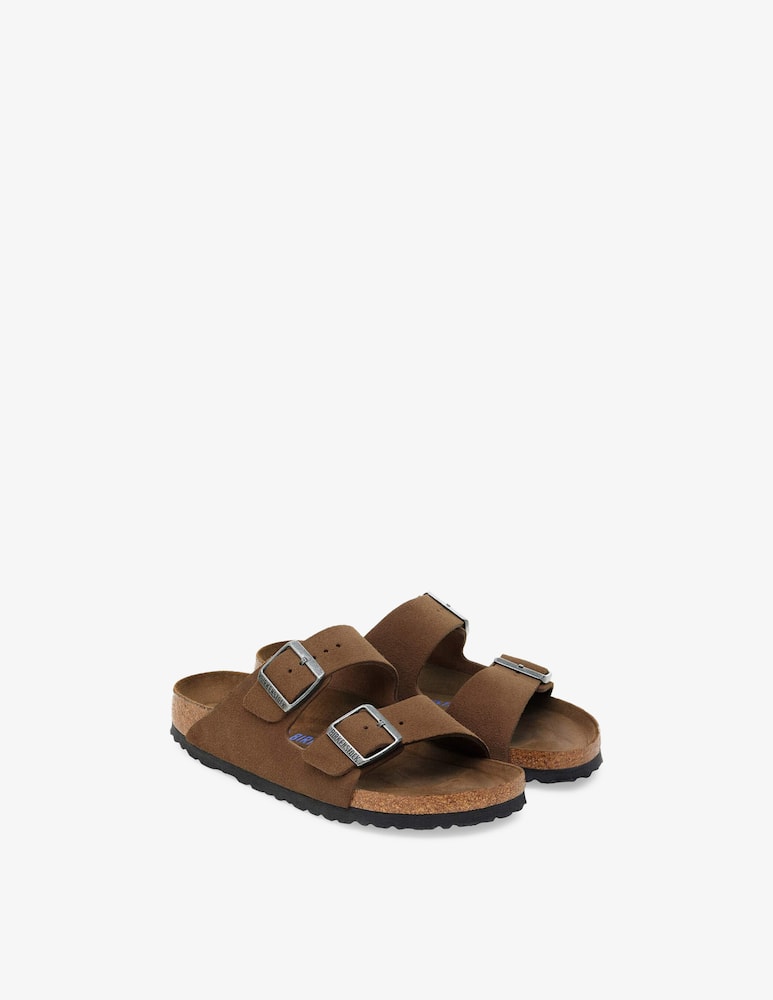 rinascente Birkenstock Arizona suede double strap sandals