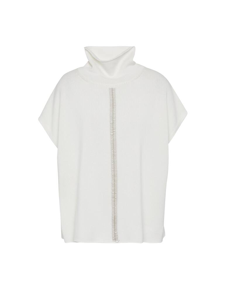 Peserico High neck sweater with short sleeve lenght - picture 1 Peserico High neck sweater with short sleeve lenght - picture 1