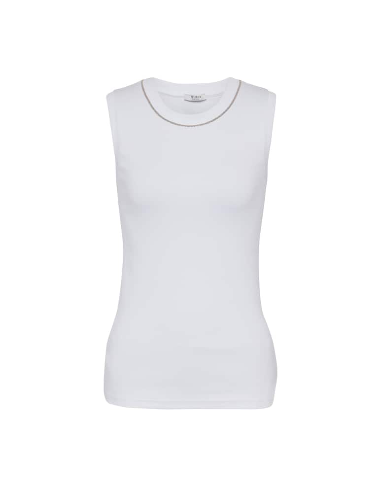 rinascente Peserico Stretch microrib jersey tank top