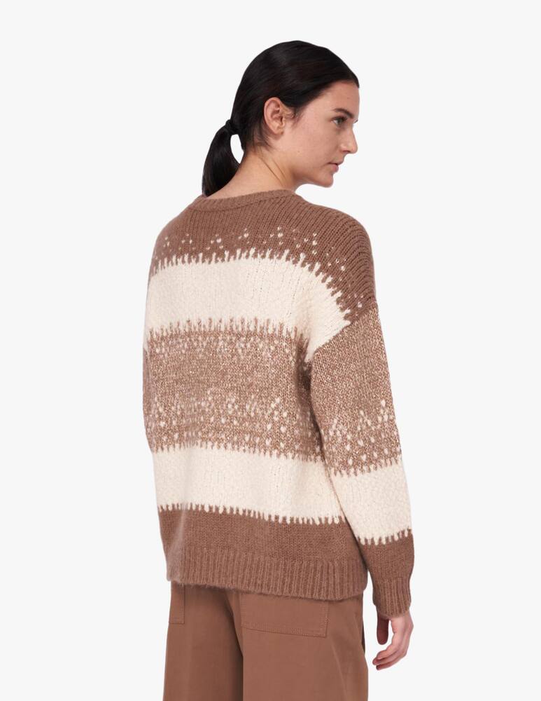 rinascente Peserico Round neck lurex jumper