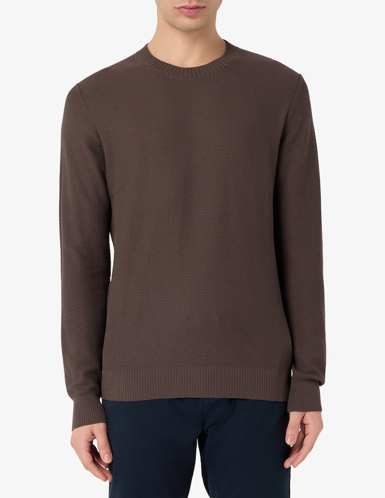 rinascente Gran Sasso Textured cotton crewneck jumper
