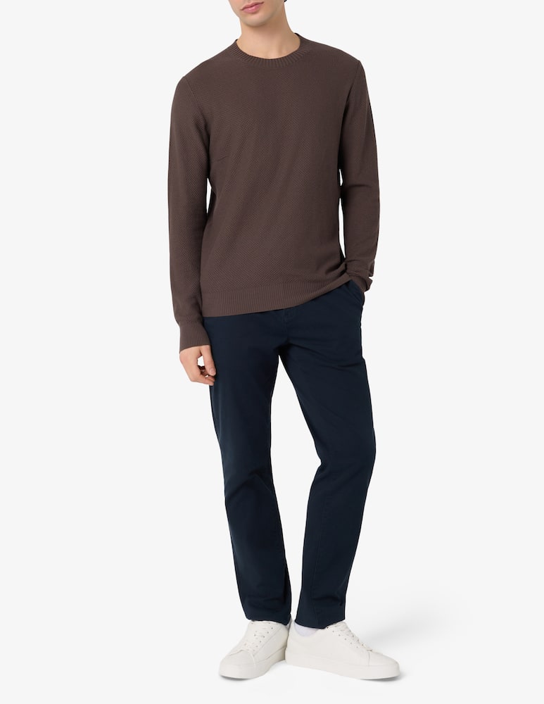 rinascente Gran Sasso Textured cotton crewneck jumper