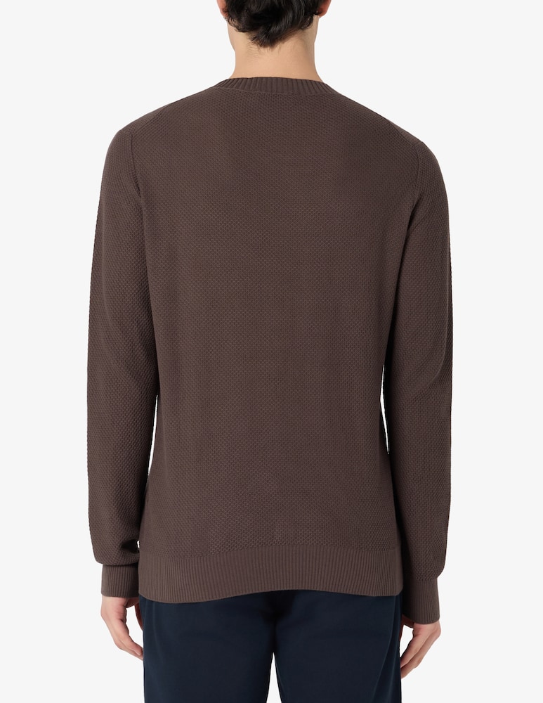 rinascente Gran Sasso Textured cotton crewneck jumper
