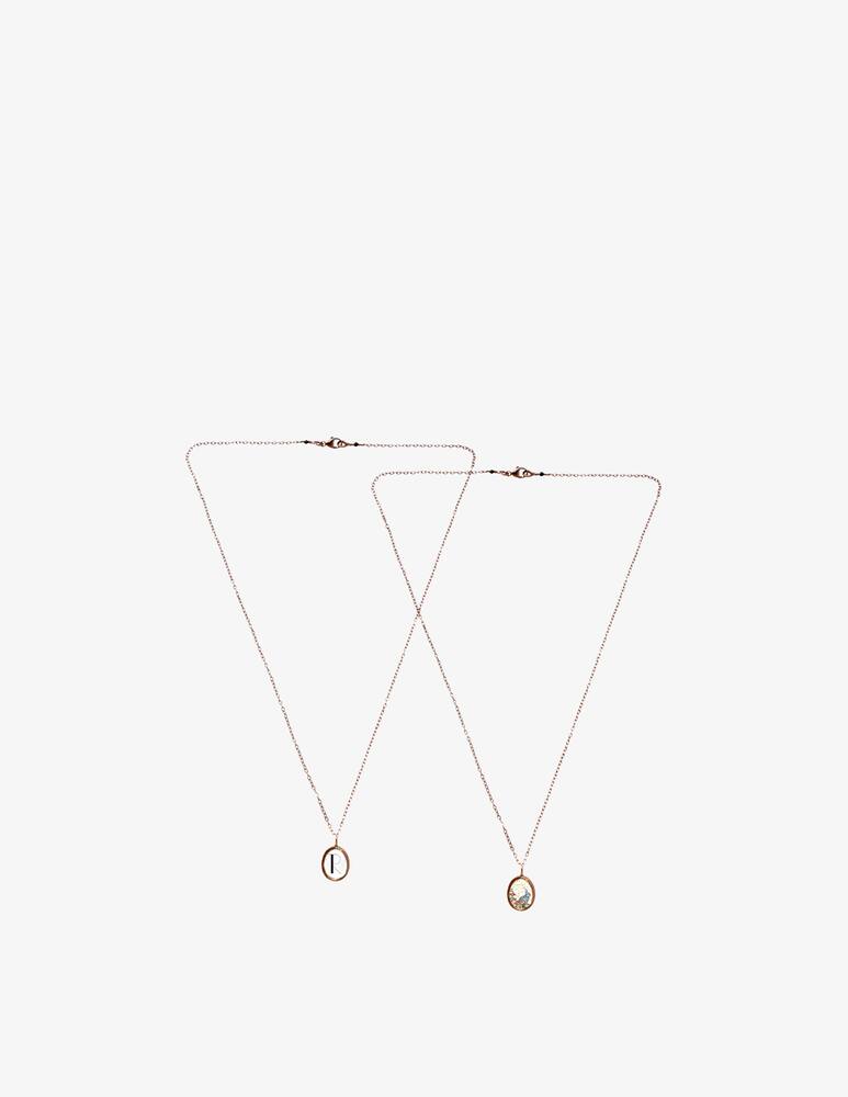 rinascente Aonie Alphabet Necklace letter R