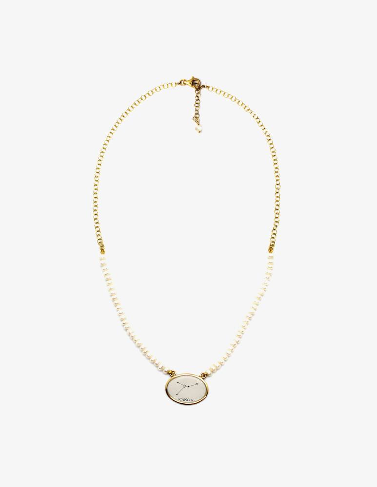 rinascente Aonie Collana in argento dorato Astra Cancro