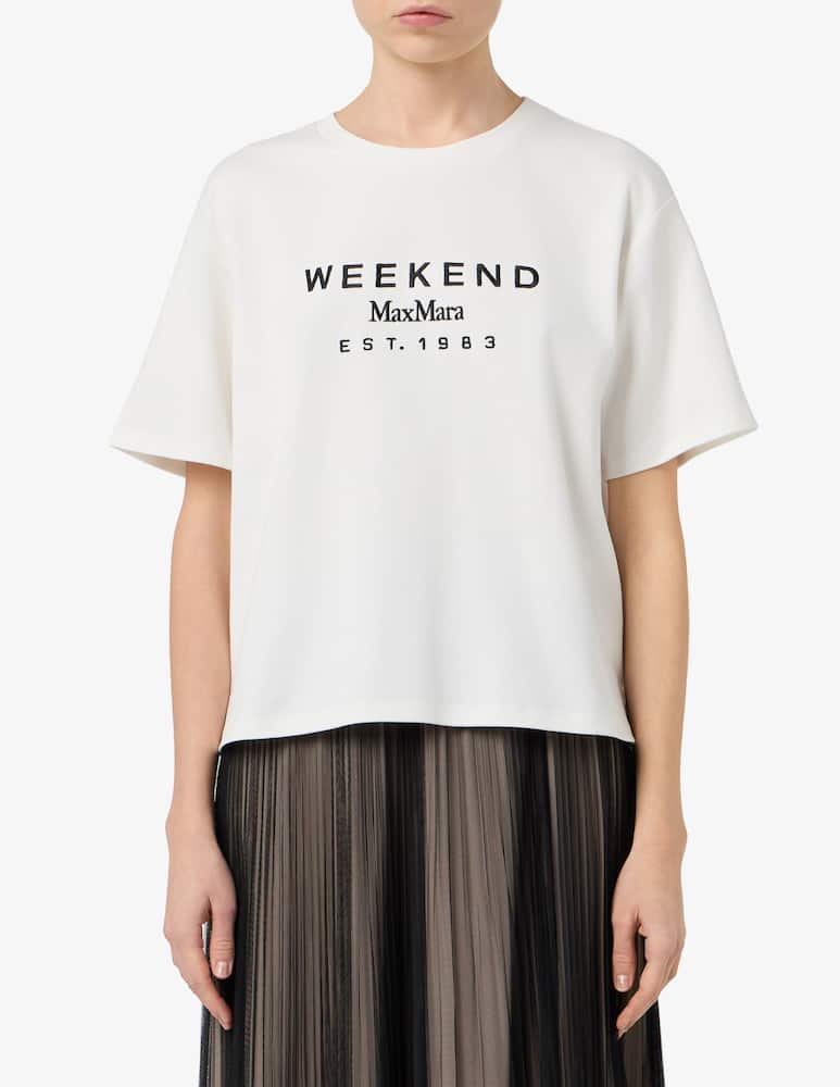 Weekend Max Mara T-shirt con logo Sabato - immagine 1 Weekend Max Mara T-shirt con logo Sabato - immagine 1