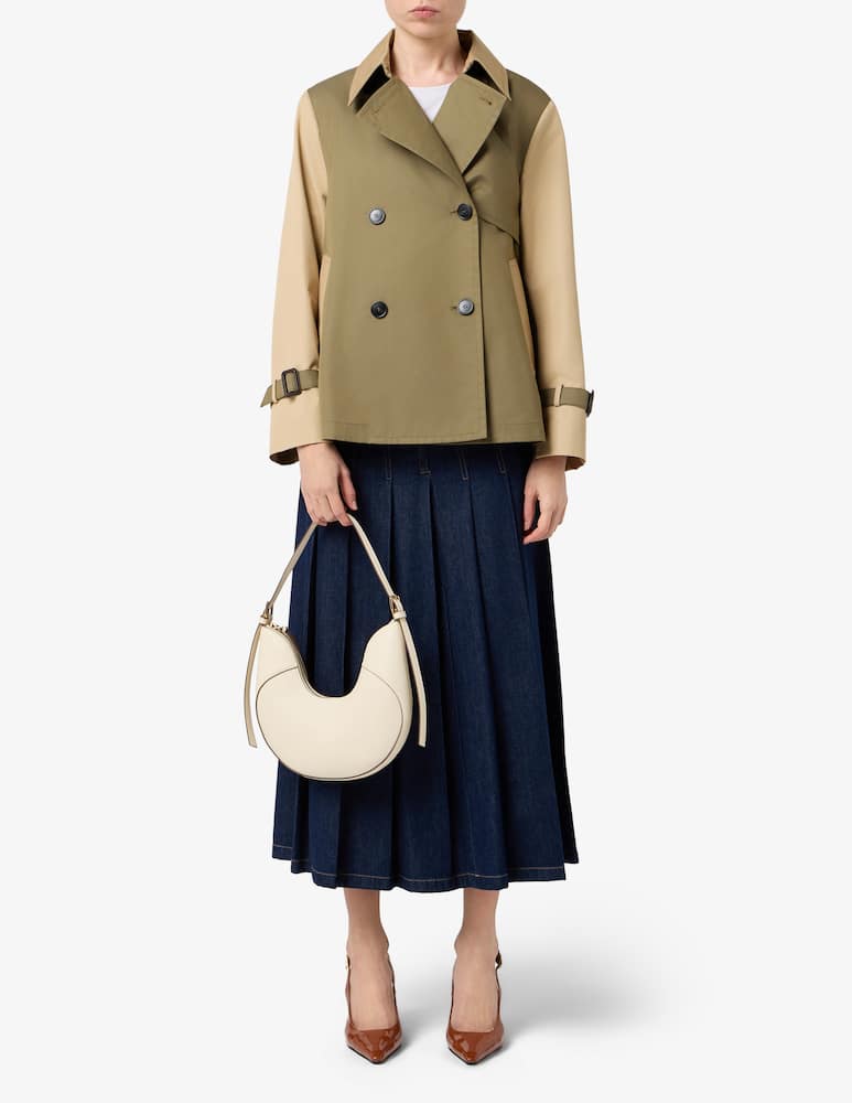 rinascente Weekend Max Mara Short double-breasted raincoat