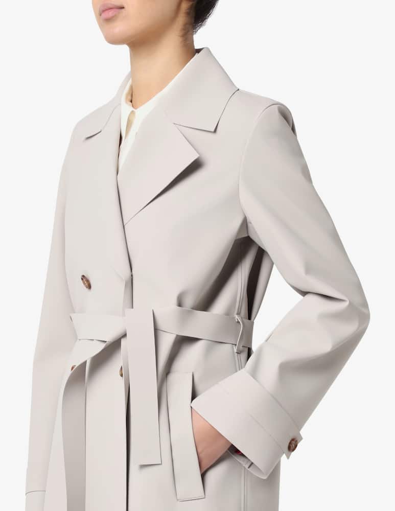 rinascente MM Cedro double-breasted belted coat