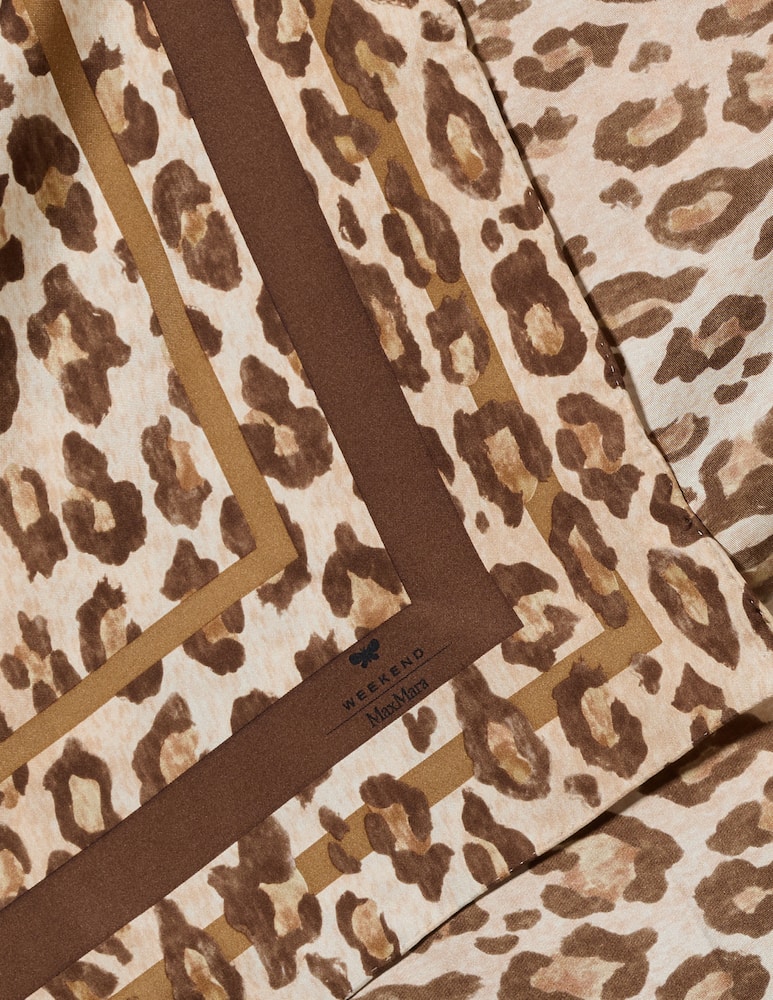 rinascente Weekend Max Mara Foulard a stampa leopardata