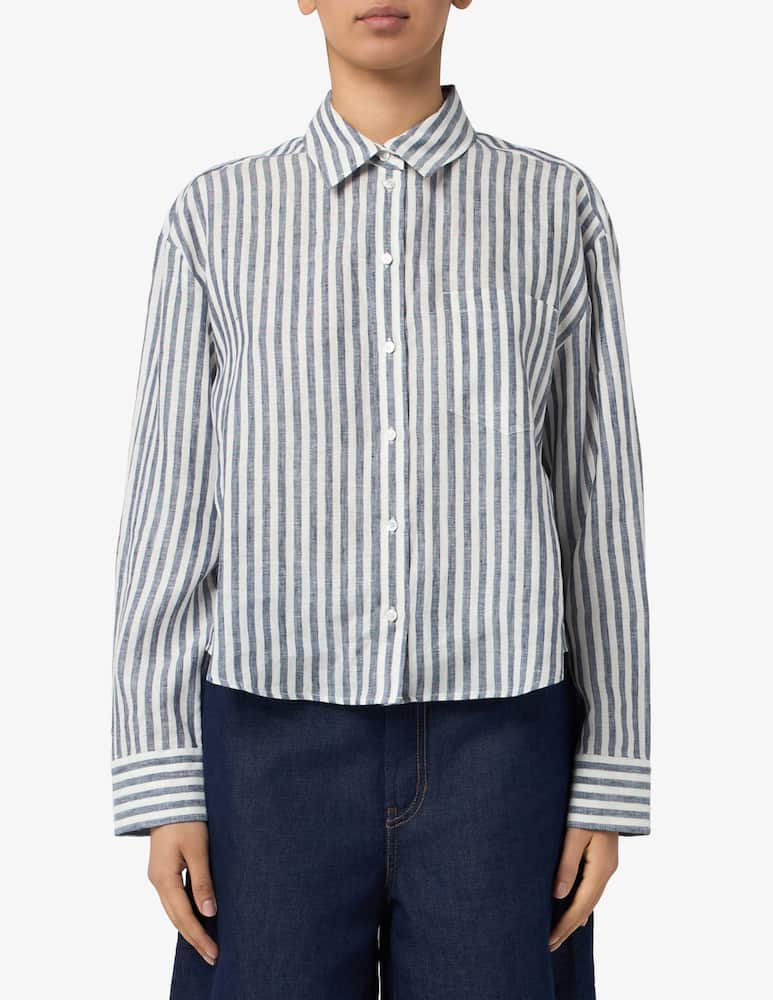 rinascente Weekend Max Mara Striped linen shirt