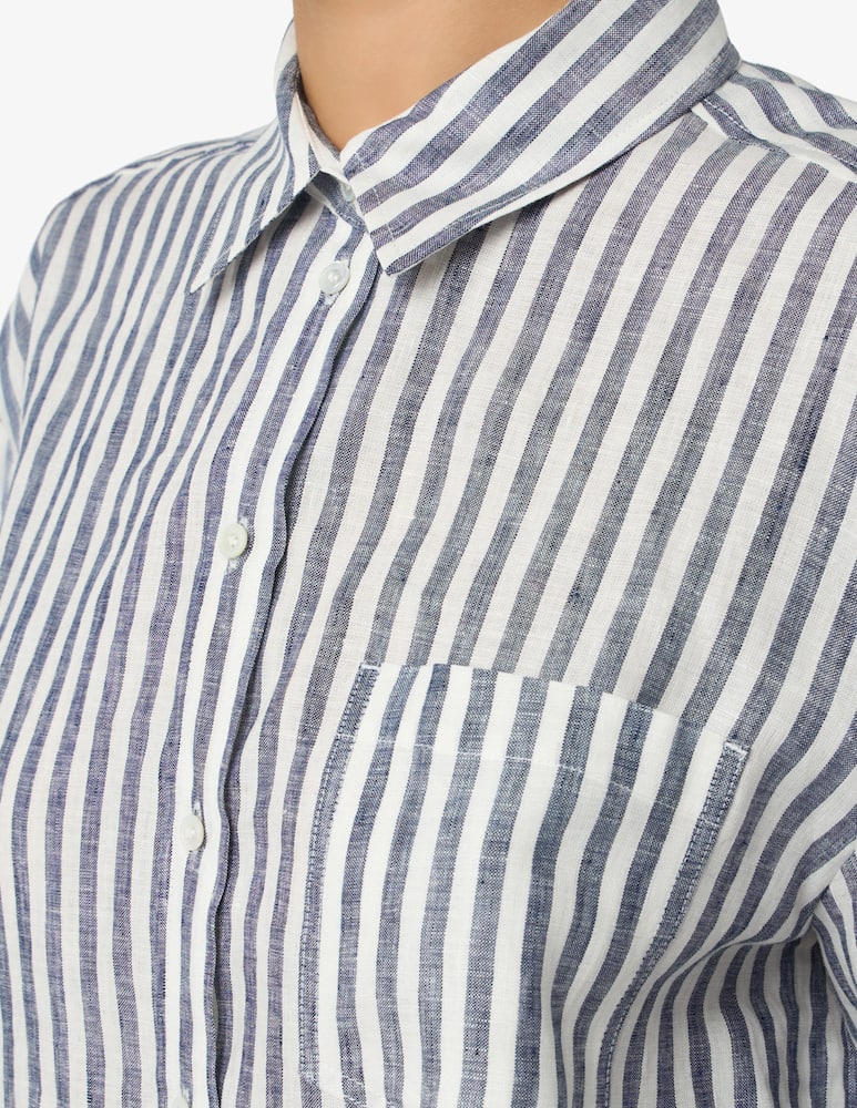 Weekend Max Mara Camicia a righe in lino - immagine 4 Weekend Max Mara Camicia a righe in lino - immagine 4