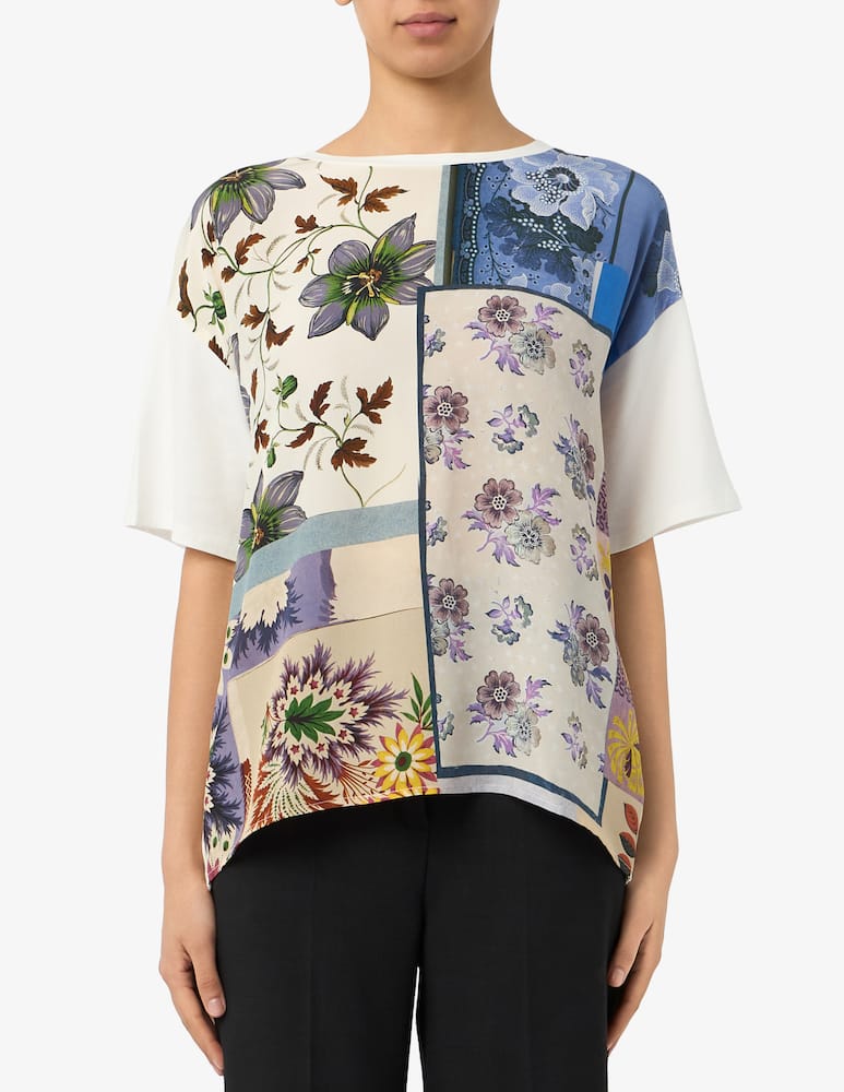 rinascente Weekend Max Mara Patchwork floral t-shirt