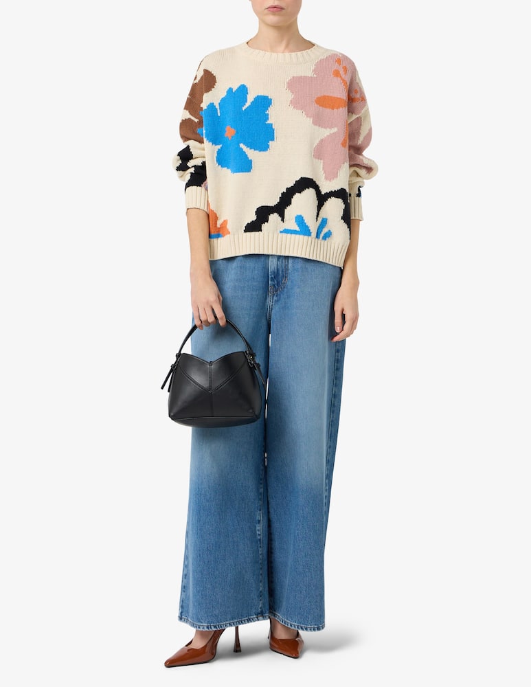 rinascente Weekend Max Mara Maglione girocollo a fiori Celebre