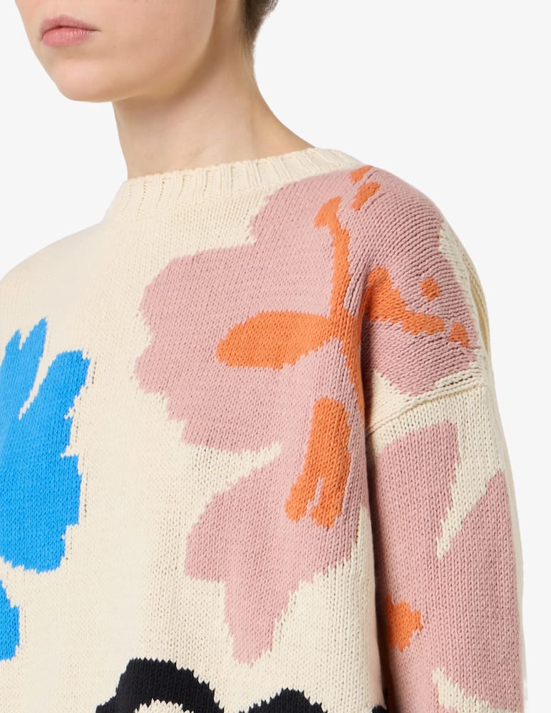 rinascente Weekend Max Mara Maglione girocollo a fiori Celebre