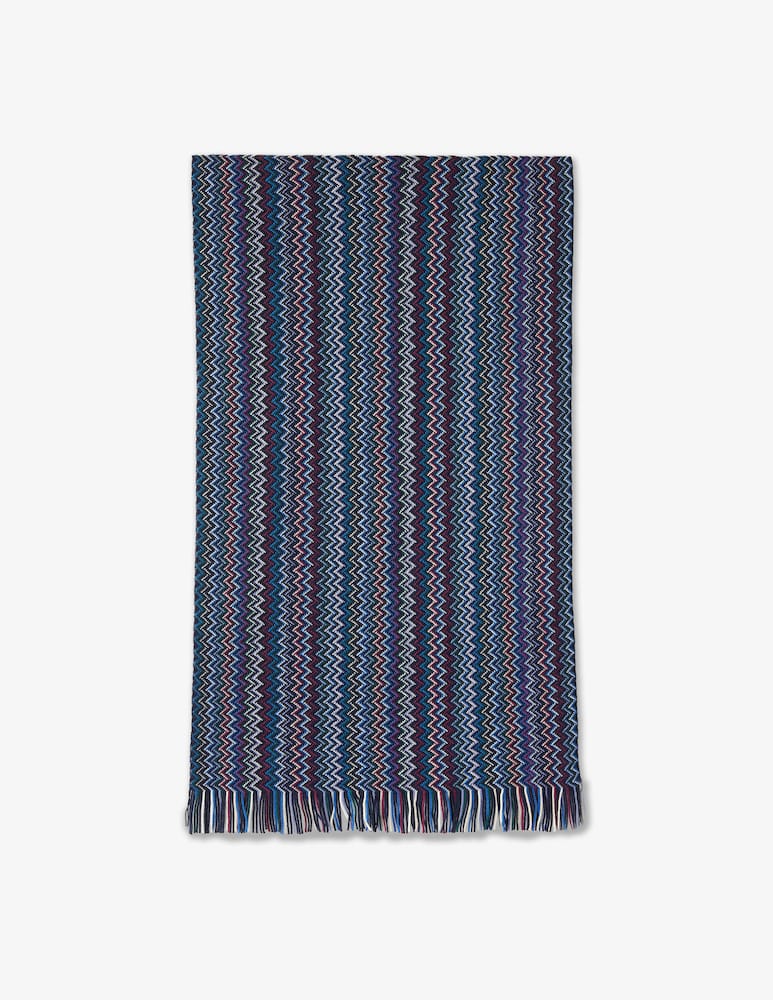 rinascente Missoni Zigzag scarf - Blue