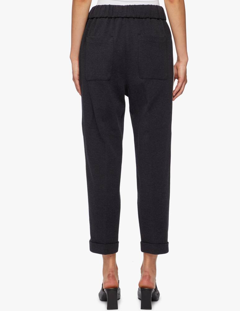 rinascente Peserico Stretch emery fleece regular waist loose fitting pant