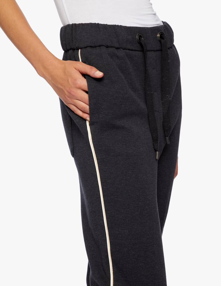 rinascente Peserico Stretch emery fleece regular waist loose fitting pant