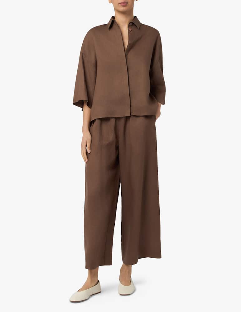 rinascente MM Oversize linen shirt