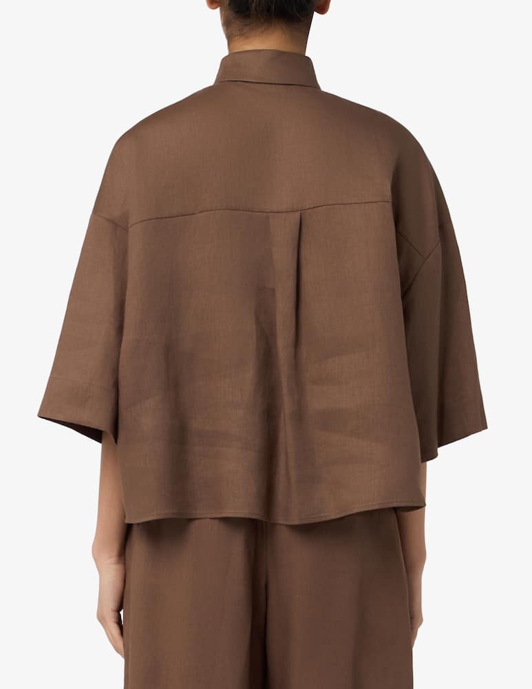 rinascente MM Oversize linen shirt