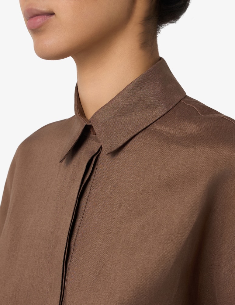 MM by MaxMara Oversize linen shirt - picture 4 MM by MaxMara Oversize linen shirt - picture 4
