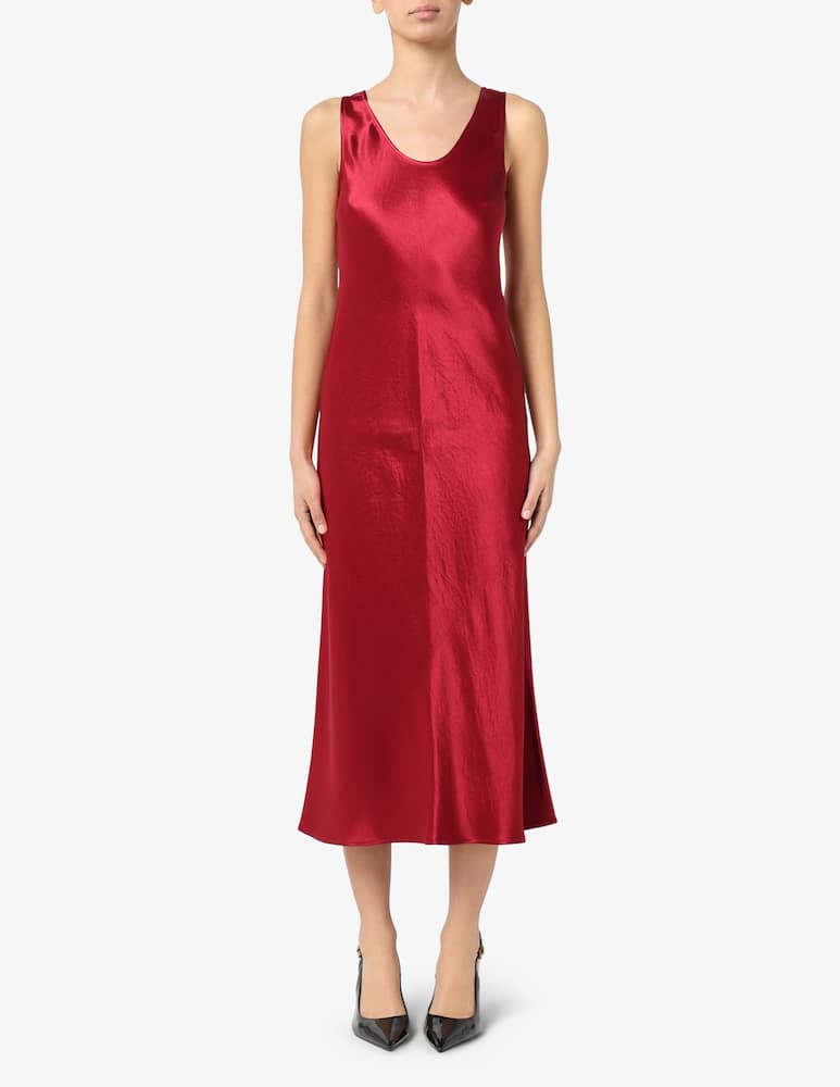 rinascente MM Abito midi in raso Talete