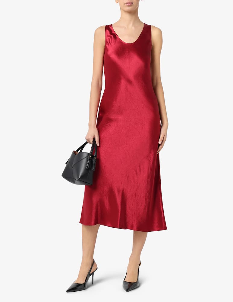 rinascente MM Abito midi in raso Talete