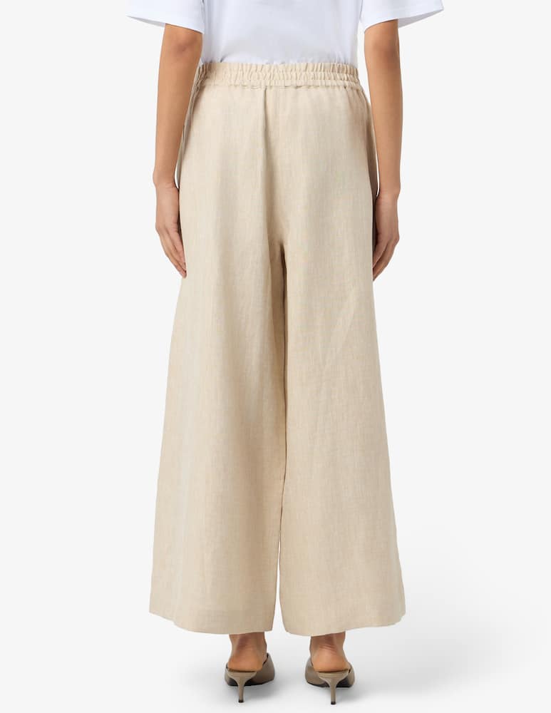Weekend Max Mara Wide leg linen trousers - picture 3 Weekend Max Mara Wide leg linen trousers - picture 3