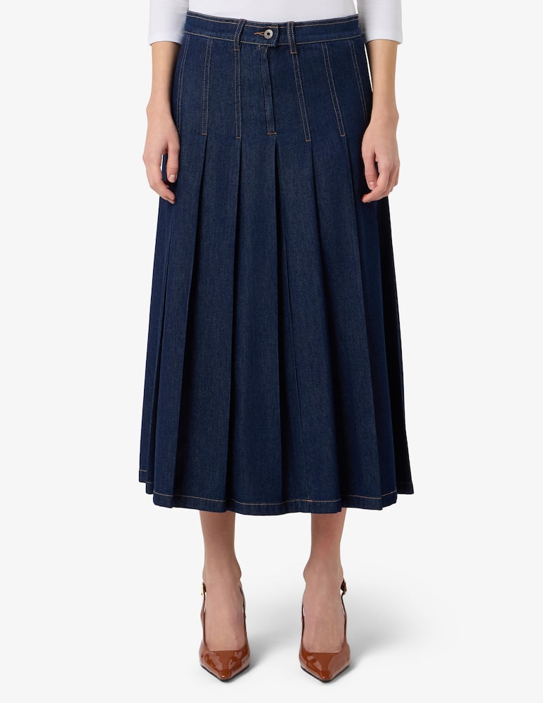 rinascente Weekend Max Mara Gonna midi in jeans Ovale